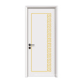 GO-H1029 100% Rubber Wood Door With Door Frame Doors Manufacture